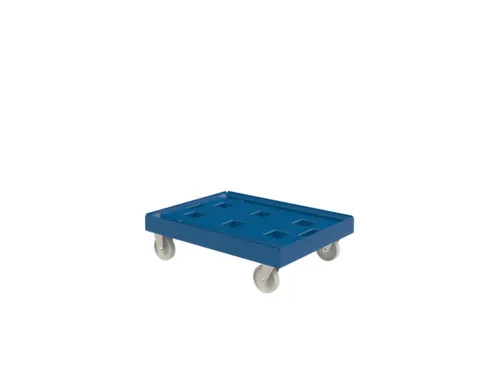 dolly,draagverm. 300kg,laadvl. LxB 814x612mm,platform doorbroken
