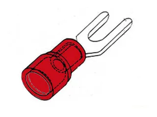Kabelschoen Rood 3.7mm - 1