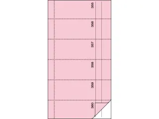 Bonboekje Sigel zelfdoorschrijvend 10,5x20cm 360 nrs roze - 3