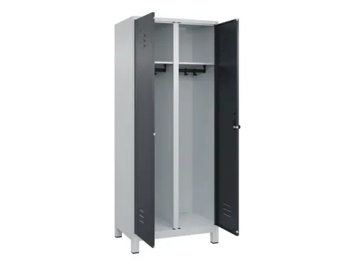 locker voor scheiding van kleding,HxBxD 1950x800x500mm,2vak