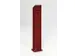Combi-asbakstaander vierkant staalplaat 2/5 liter 1150x180x150mm Rood