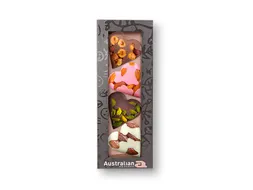 Chocolade Australian hartjes doos 4 stuks