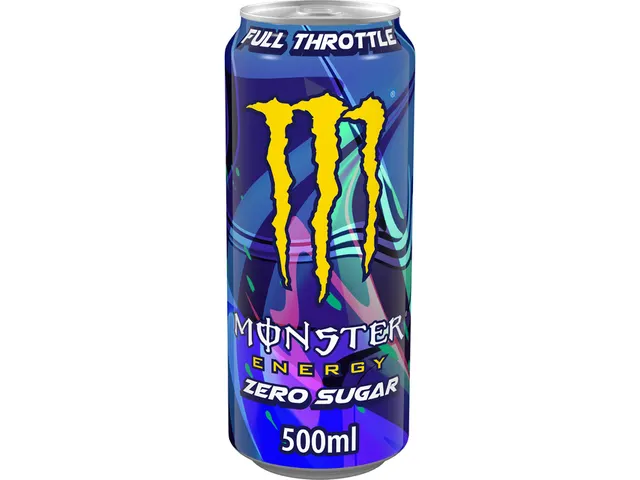 Energiedrank monster full throttle suikervrij 500ml