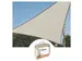 Voile solaire triangulaire 3,6x3,6x3,6m Crème