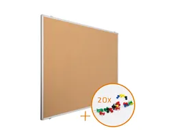 Prikbord CC12 Perskurk 60x90cm Incl Pushpins