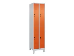 dubbeldekse locker,HxBxD 1950x500x500mm,2x2vak.,vak B 250mm