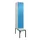 Z-garderobekast,HxBxD 2120x400x815mm,2vak,vak B 400mm,draaigrendel