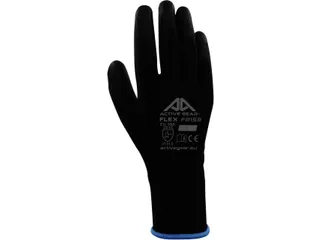 Handschoen ActiveGear grip PU-flex zwart small - 2