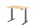 Av. régl. él. hauteur bureau assis/debout,HxlxP 640-1290x1200x800mm