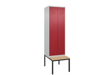 locker voor scheiding van kleding,HxBxD 2120x600x815mm,2vak - 1