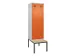 locker met bank,voor scheiding van kleding,HxBxD 2120x600x815mm,2vak