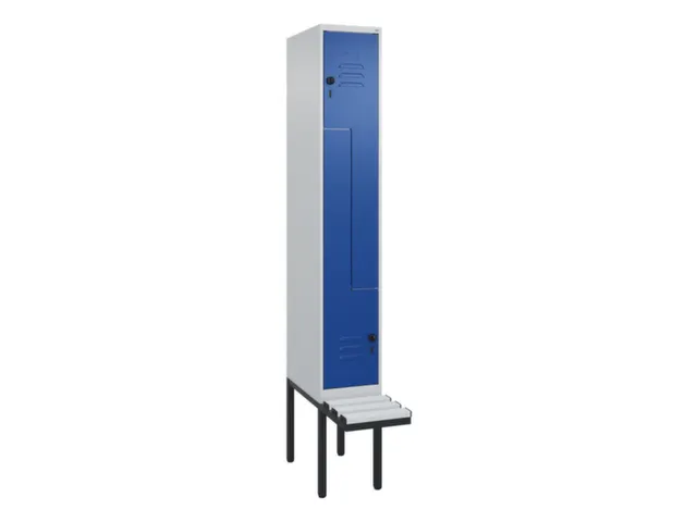 armoire vestiaire Z HxlxP 2120x300x815mm 2compart.