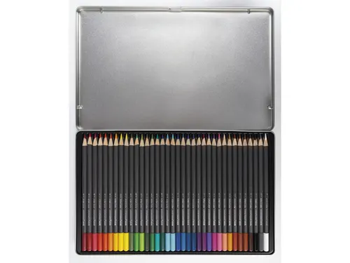 Aquarelpotlood Eberhard Faber Artist Color metalen etui a 36 stuks