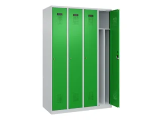 locker voor scheiding van kleding,HxBxD 1850x1200x500mm,4vak - 1