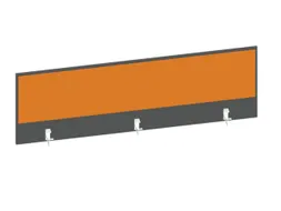 baliepaneel bureau aanbouw achter MS-donkergrijs BN3005-geel 1600mm