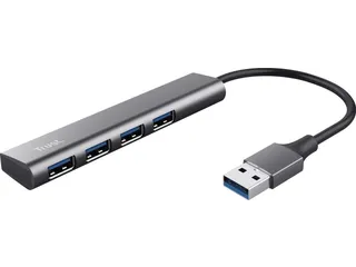 Hub Trust Halyx 4-port USB-A zilver - 1