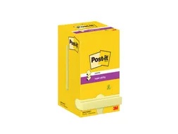 Memoblok Post-it Z-Note S330 Super Sticky 76x76mm geel 12 stuks