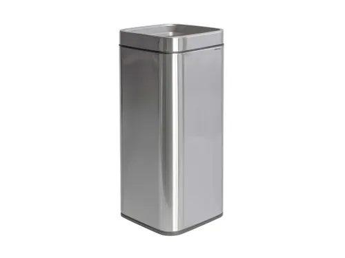 9503094 Afvalbak MAULprime 30L edelstaal 25.1x25.1x60.4cm zilver
