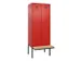 locker met bank,voor scheiding van kleding,HxBxD 2120x800x815mm,2vak