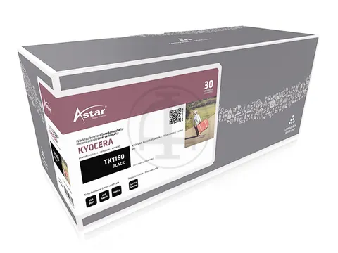 AS10001 Astar Kyocera TK1160 Ecosys toner zwart rebuilt 7200pag chip
