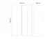 locker voor scheiding van kleding,HxBxD 1850x1200x500mm,4vak