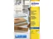 Adresetiket Avery J8565-25 99,1x67,7mm Transparant Inkjet 200 stuks