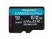 Carte microSDXC Canvas Go Plus Gen4 200 Mo/s A2 U3 V30 512 Go + adapta