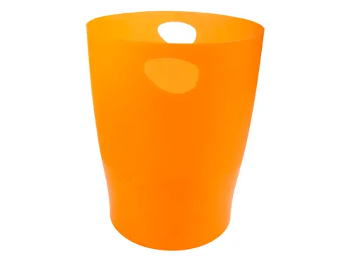 ECOBIN Papiermand 15 L oranje transparant