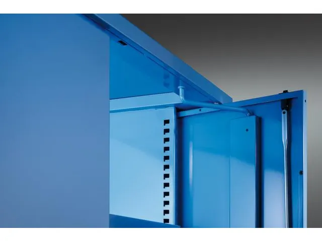 armoire à portes rétractables p. charges lourdes,laquage RAL6011
