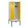 locker met bank,HxBxD 2120x800x815mm,2vak,vak B 400mm,cilinderslot