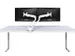 Monitorarm FPMA-D750D 2 schermen 10-32 inch Wit