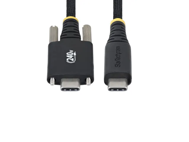 StarTech.com 2 Meter USB-C Laadkabel met Zijschroefvergrendeling