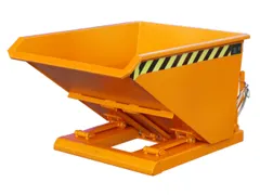 Kiepbak Hxbxd 670x840x1210mm 0.30m³ 123kg Draagverm. 750kg Ral5012