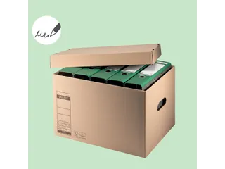Transportdoos Leitz Premium 335x280x440mm bruin - 10