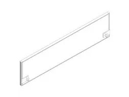 geluidabsorberende tafelscheidingswand,HxB 480x1800mm,wand stof,crème