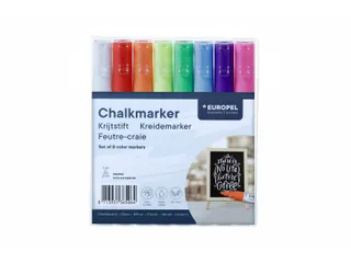 Krijtstift Europel 1-3 mm assorti etui 8 stuks - 1