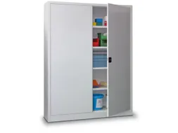 grootvolumekast met openslaande deuren,RAL7035,front RAL3000