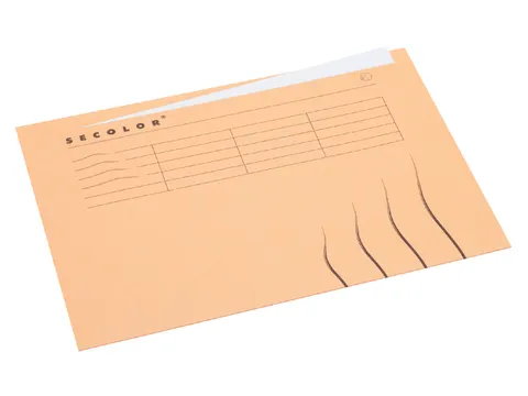 Vouwmap Secolor A4 ongelijk 225gr chamois