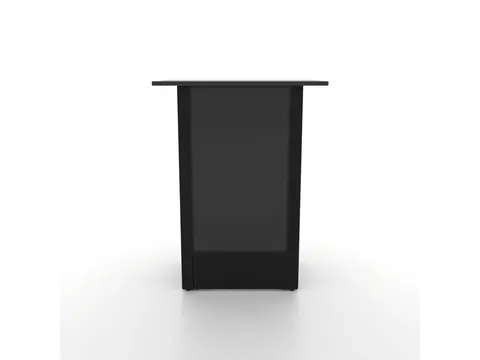 Behuizing digitale counter Futuro voor 32 inch scherm Zwart