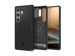 Spigen Core Armor MagFit Samsung Galaxy S25 Hoesje Mat Zwart