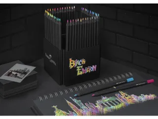 Kleurpotlood Black Edition 50 stuks in karton etui - 5