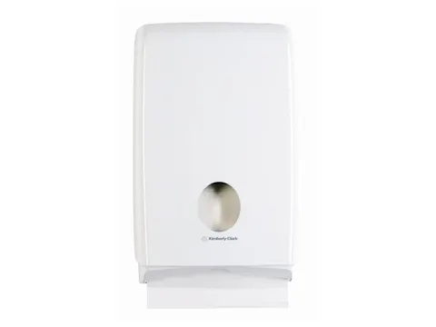 Aquarius U7024 handdoek dispenser Slimfold wit