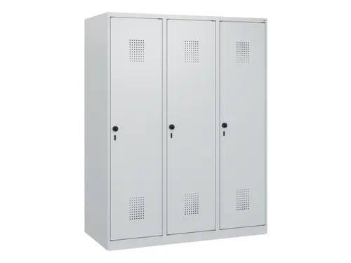 schoollocker,HxBxD 1530x1200x500mm,3vak,vak B 400mm,draaigrendel