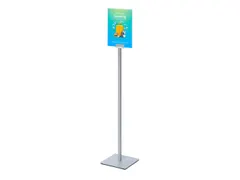 Infostandaard Design Slim Display A4 Zilver