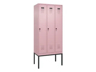 locker,HxBxD 2120x900x500mm,3vak,vak B 300mm,draaigrendel - 2