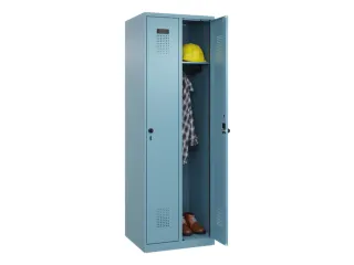 locker,HxBxD 1850x600x500mm,2vak,vak B 300mm,draaigrendel - 1