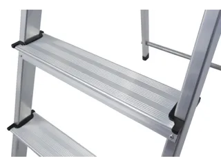 Lichte Universele Ladders Aluminium 5treden H 1,05m - 8