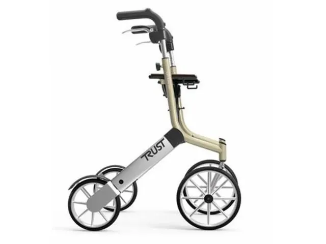 TrustCare Lichtgewicht rollator Let's Go Out Beige/Zilver