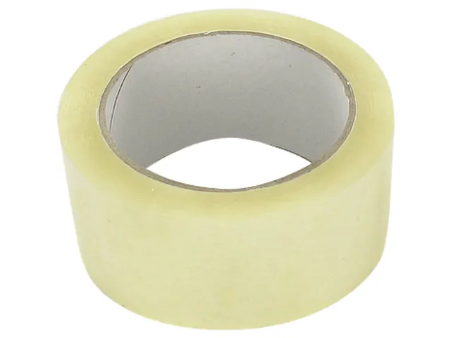 Verpakkingstape Transparant 23µm PP Acryl 48mmx66mtr