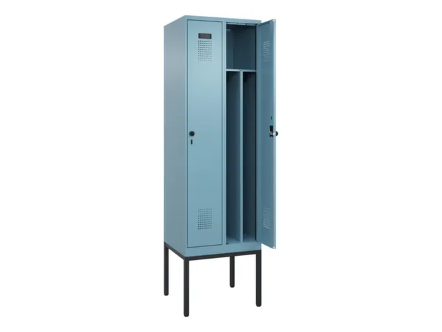 locker voor scheiding van kleding,HxBxD 2120x600x500mm,2vak